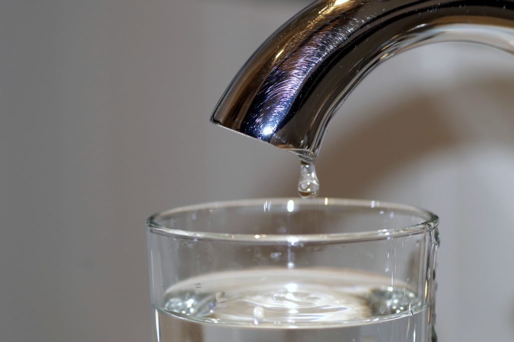 Tap Water Closeup