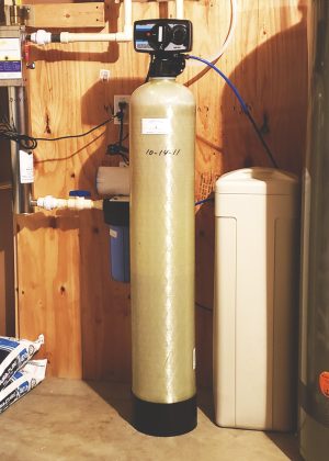 Water Softener with brine tank and UV Light